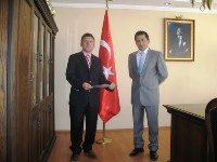Kaymakamdan İlçe Emniyet Amirine taktirname.