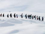 Öğrencilerin kar çilesi…