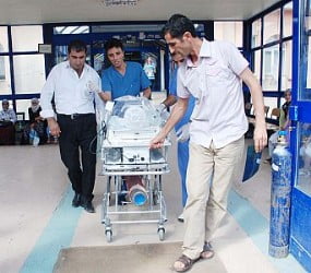 Yeni doğan bebek il dışına sevk edildi