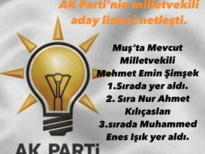 AK Parti’nin milletvekili aday listesi netleşti