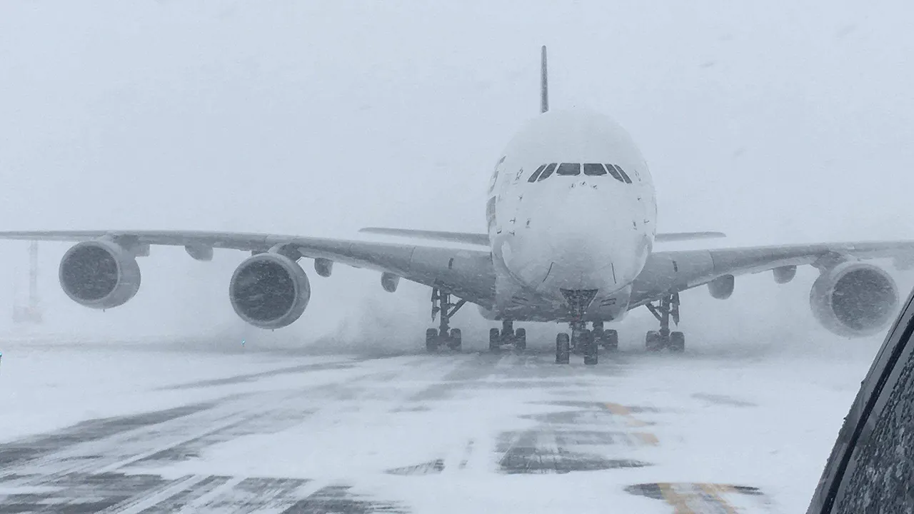 THY uçakları yoğun kar yağışı nedeniyle Muş’tan kalkamadı