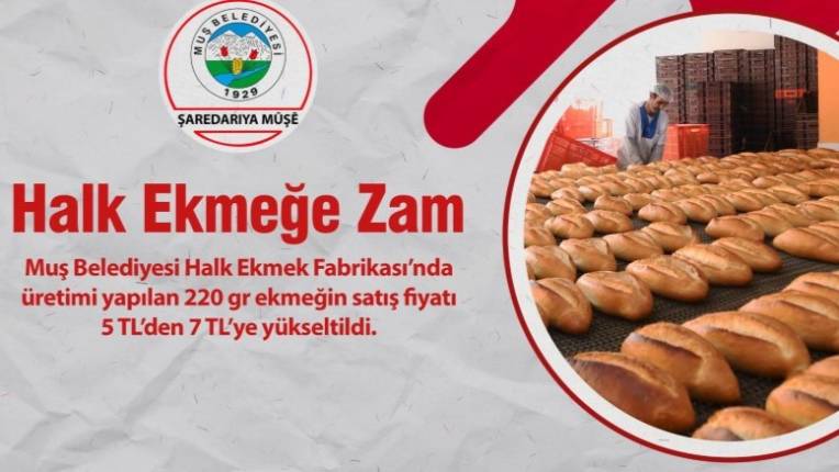 Halk Ekmek Fiyatı 7 TL Olarak Belirlendi