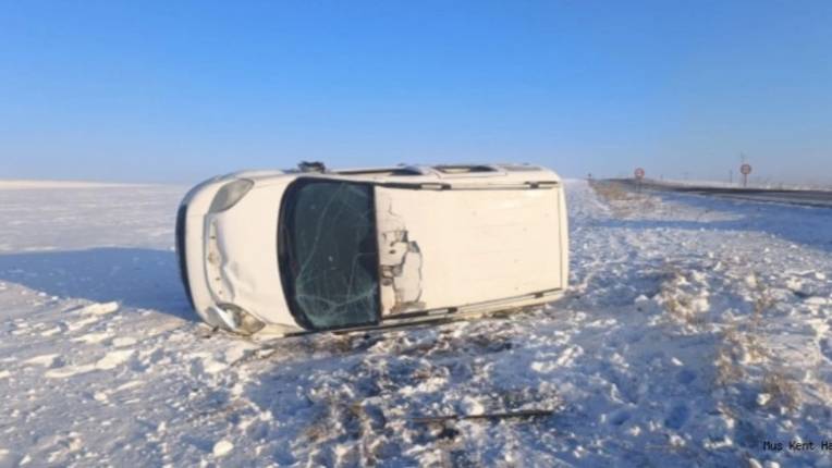 Malazgirt’te trafik kazası