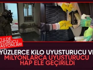 71 ilde uyuşturucu operasyonu: 526 şüpheli tutuklandı