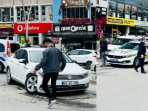 Muş’ta Maddi Hasarlı Trafik Kazası