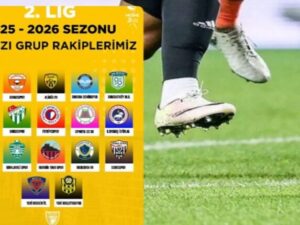 TFF 2. Lig’de gruplar belli…