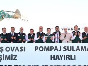 Muş Ovası Pompaj Sulama 1. Etap” inşaatı temel atma töreni yapıldı