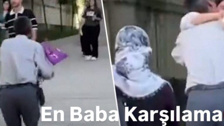 Muş’ta Yürek Isıtan An: Baba, YKS’den Çıkan Kızını Çiçeklerle Karşıladı
