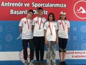 Muşlu Yüzücülerden Elazığ’da Büyük Başarı