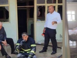 Sungu Beldesi’nde Korkutan Yangın