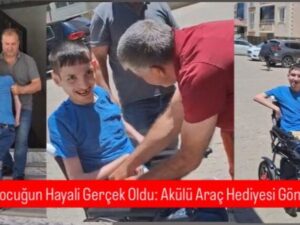 Engelli Çocuğun Hayali Gerçek Oldu: Akülü Araç Hediyesi Gönülleri Isıttı