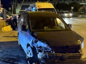 Muş’ta Hastane Kavşağında Trafik Kazası
