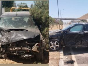 Havalimanı Kavşağı’nda trafik kazası: 5 kişi yaralandı