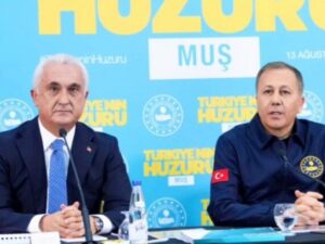 İçişleri Bakanı Ali Yerlikaya Muş’ta “Türkiye’nin Huzuru…