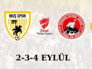 Muşspor, Ziraat Türkiye Kupası’nda Şırnak Petrolspor’u Ağırlayacak